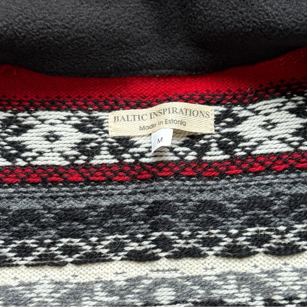 Cardigan Lyric - Nordic Patterned Sweater - Made in Estonia - Size M - Picture 5 of 6